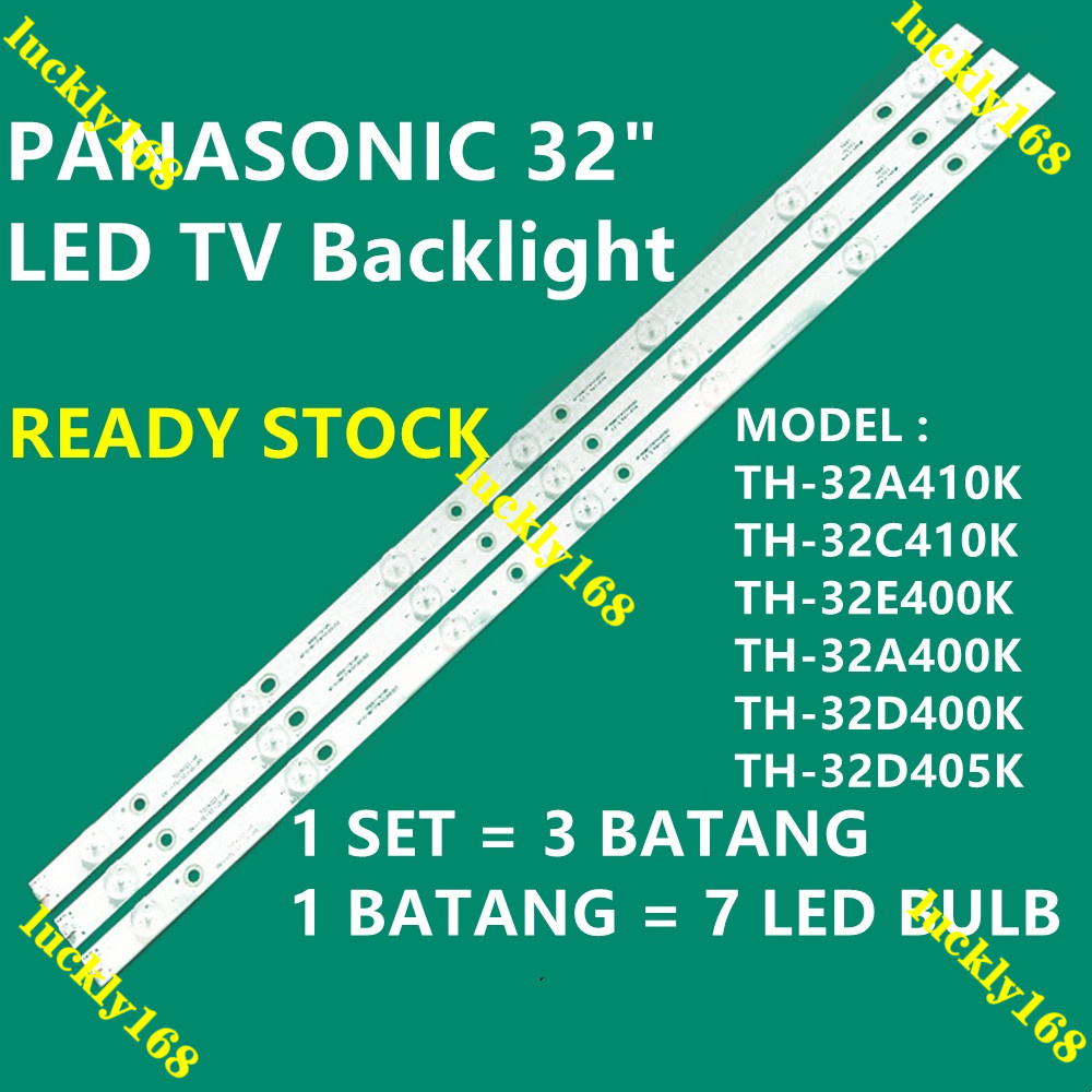 (ใหม่ 1 ชุด) TH-32A410K TH-32C410K TH-32E400K TH-32A400K TH-32D400K TH-32D405K 32" LED TV BACKLIGHT 