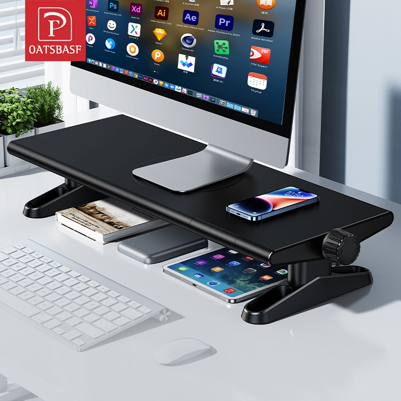 Oatsbasf ขาตั้งแล็ปท็อป หน้าจอคอมพิวเตอร์ เพิ่มความสูง ปรับความสูงได้