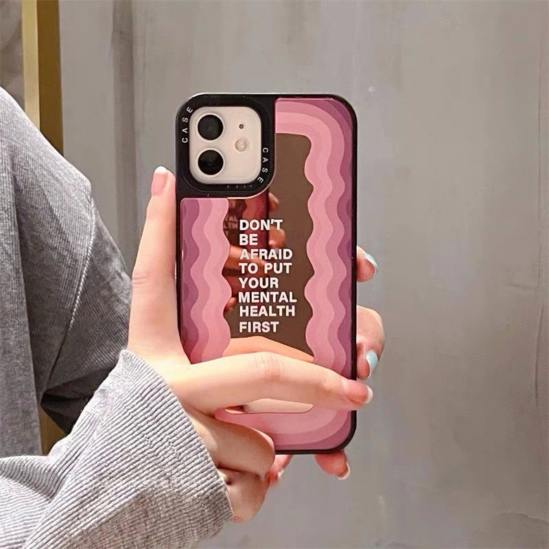 เคสไอโฟน 15 Pro max เคสไอโฟน11/12/13/14/15/16 Shockproof silicone pink ripple Case For iPhone 11,12,13,14,15,16,11PM,12PM,13PM,14PM,15PM,16PM X/Xs XR XSMAX
