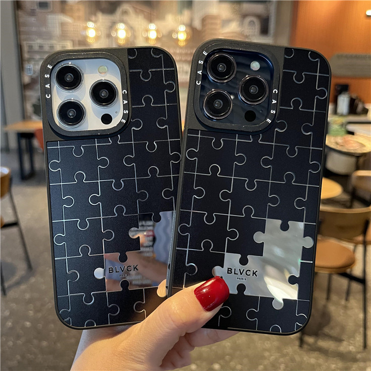 เคสไอโฟน 16/15/14/13/12/11 Pro max lattice pattern silicone Compatible Case iPhone 11,12,13,14,15,16,11PM,12PM,13PM,14PM,15PM,16PM