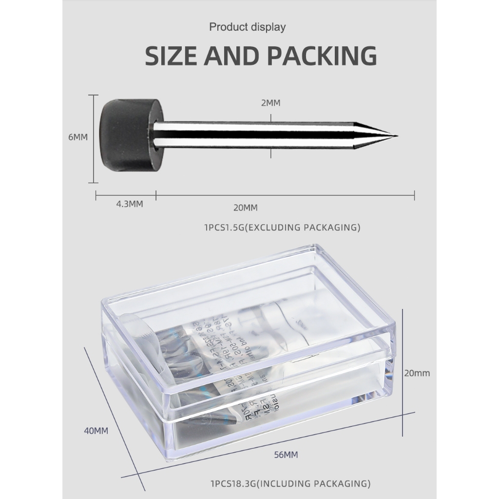 ไฟเบอร์ออปติกอิเล็กโทรด Rod (FSM-50S/17S/18S/50R/60S/60R/ 80S) หนึ่งคู่สําหรับไฟเบอร์ออปติก Fusion Splicer เปลี่ยนอิเล็กโทรด