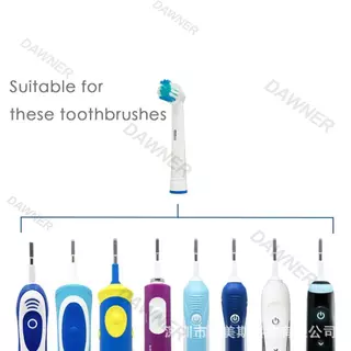 หัวแปรงสีฟันไฟฟ้า แบบเปลี่ยน สําหรับทําความสะอาดช่องปาก 16 ชิ้น