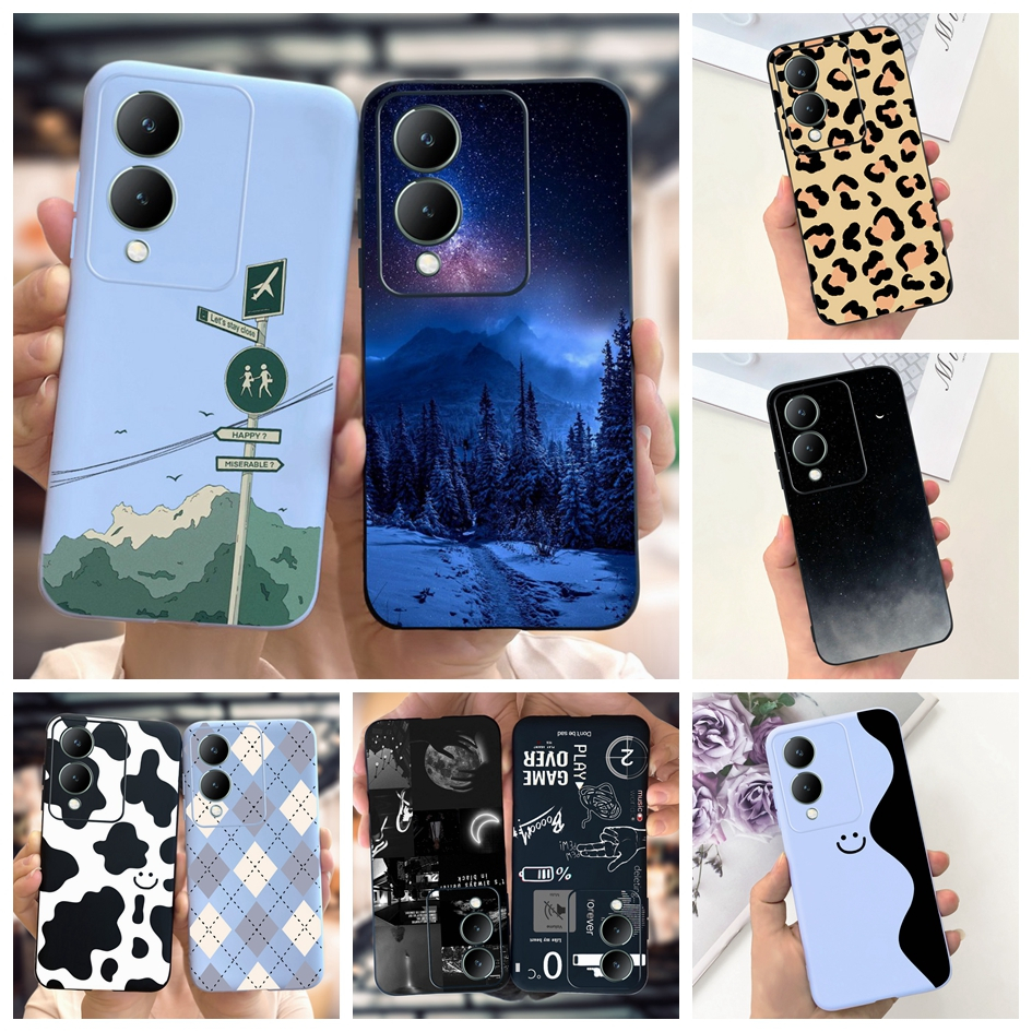 เคสโทรศัพท์ซิลิโคน แบบนิ่ม กันกระแทก สําหรับ Vivo Y17s VivoY17s Y 17s Y17 S Capa