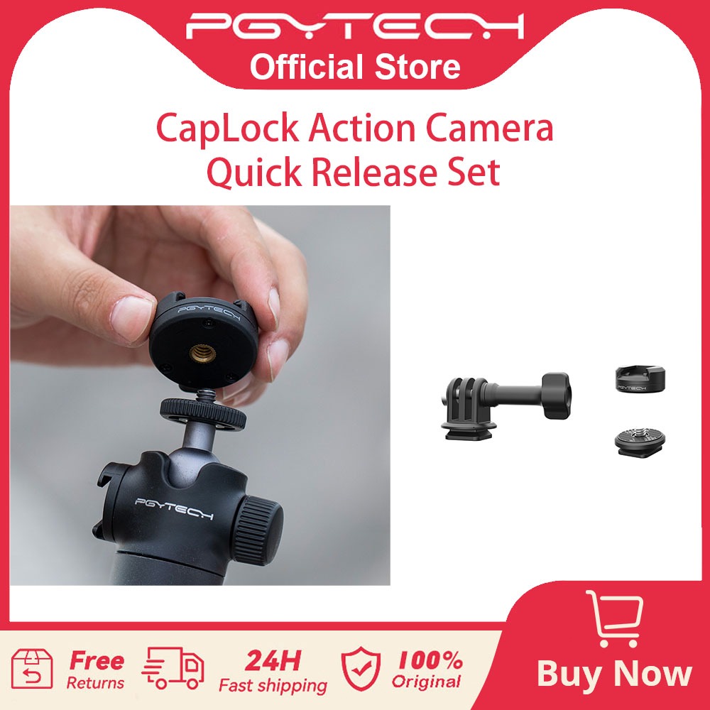 【ร้านค้าอย่างเป็นทางการ】PGYTECH CapLock ชุดปล่องเอาท์กล้องแอคชั่น Action Camera Quick Release Set