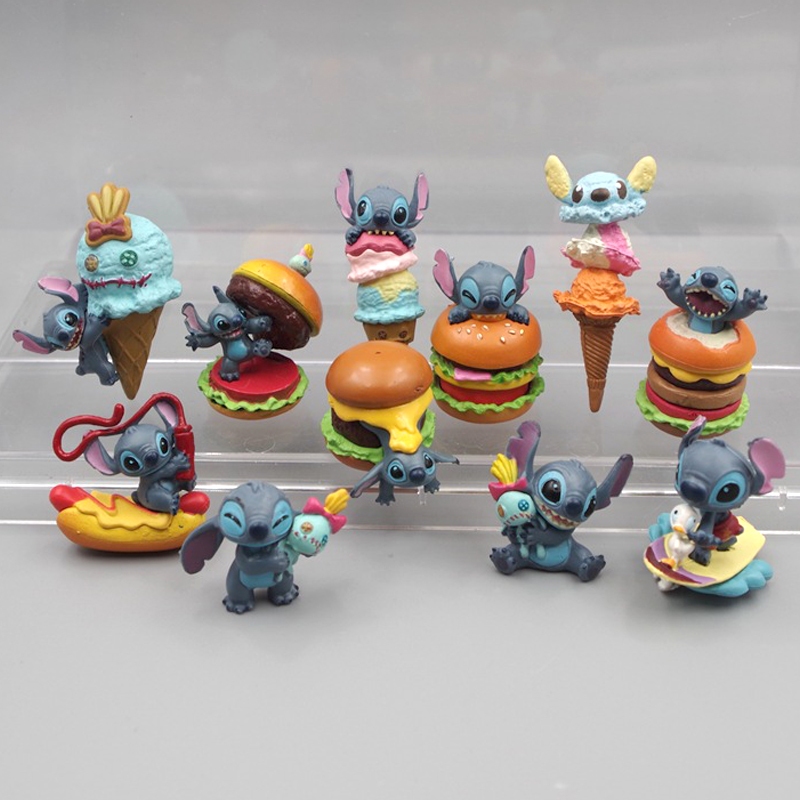 1 ชิ้นการ์ตูนอะนิเมะรูป Koala Hamburg ร้อนสุนัขไอศกรีม Kawaii รุ่น Q PVC Action Figures ตุ๊กตาของเล่นเด็กของขวัญ