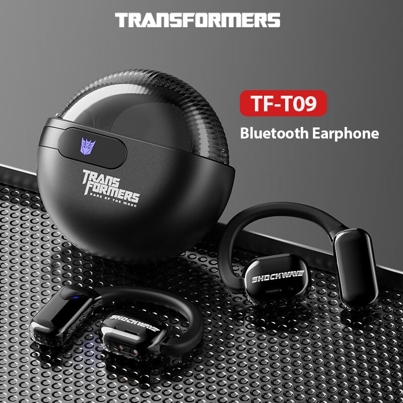 Transformers TF-T09 หูฟังบลูทูธ Bluetooth V5.3 เกมหูฟัง Tws เวลาแฝงต่ำ หูฟังไร้สาย With Mic for Android IOS PC