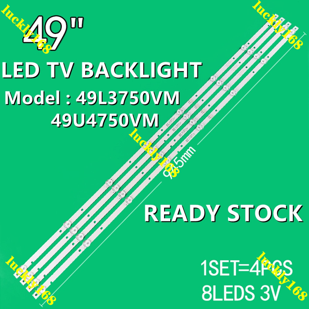 49L3750VM / 49U4750VM TOSHIBA 49 INCH LED TV BACKLIGHT ( LAMP TV ) 49U4750 49L3750 49" BACKLIGHT TV
