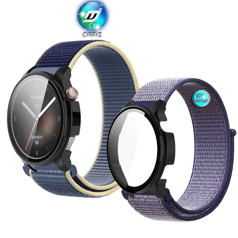 for สาย Amazfit Balance สาย สายไนลอน เคสป้องกัน เคส Amazfit Balance เคส เคสเต็มจอ