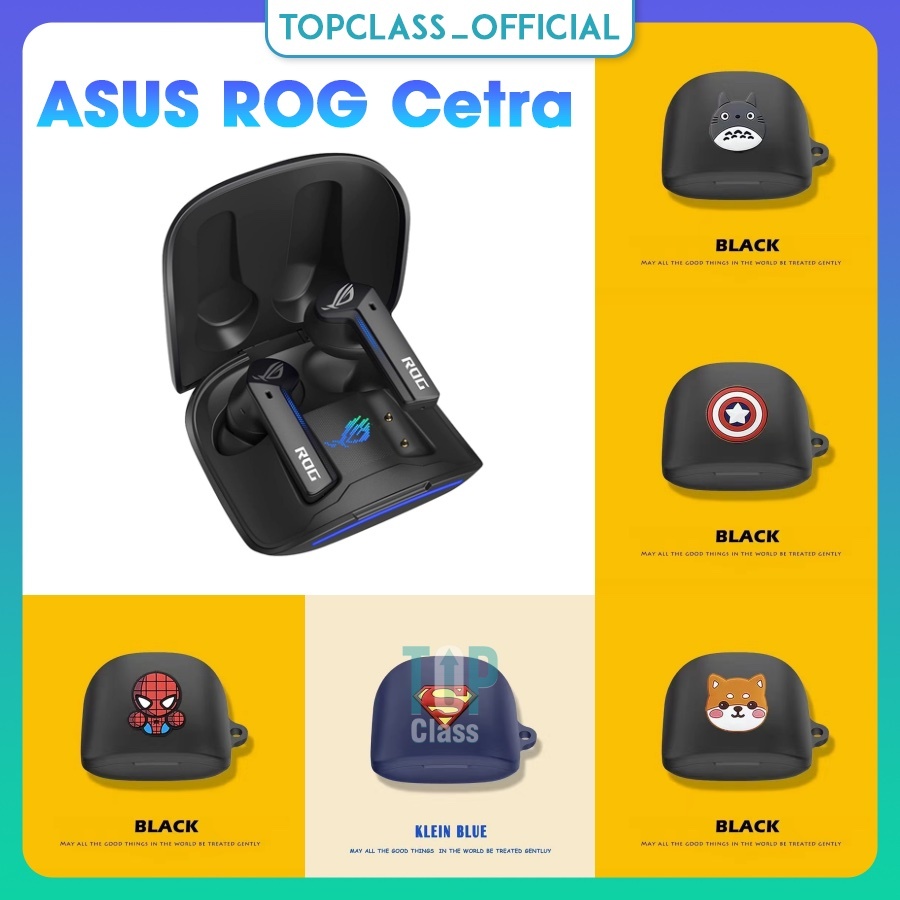 ภาษาไทย: ปกป้องและเคสหลังที่ออกแบบในรูปแบบการ์ตูนสำหรับหูฟัง ASUS ROG Cetra TWSc