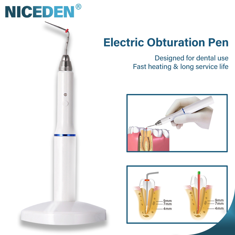 Niceden/ ปากกาทําความร้อนไร้สาย ระบบ Endodontic Endo สําหรับทันตกรรม 2 หัว