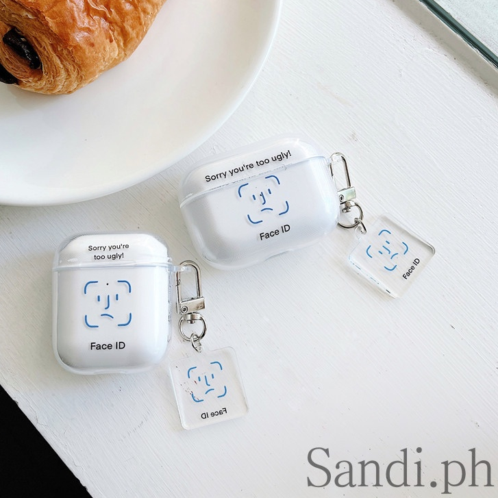 เคสซิลิโคน TPU แบบนิ่ม ลายหน้ายิ้ม สําหรับ AirPods 1 2 3 Pro AirPods Pro2