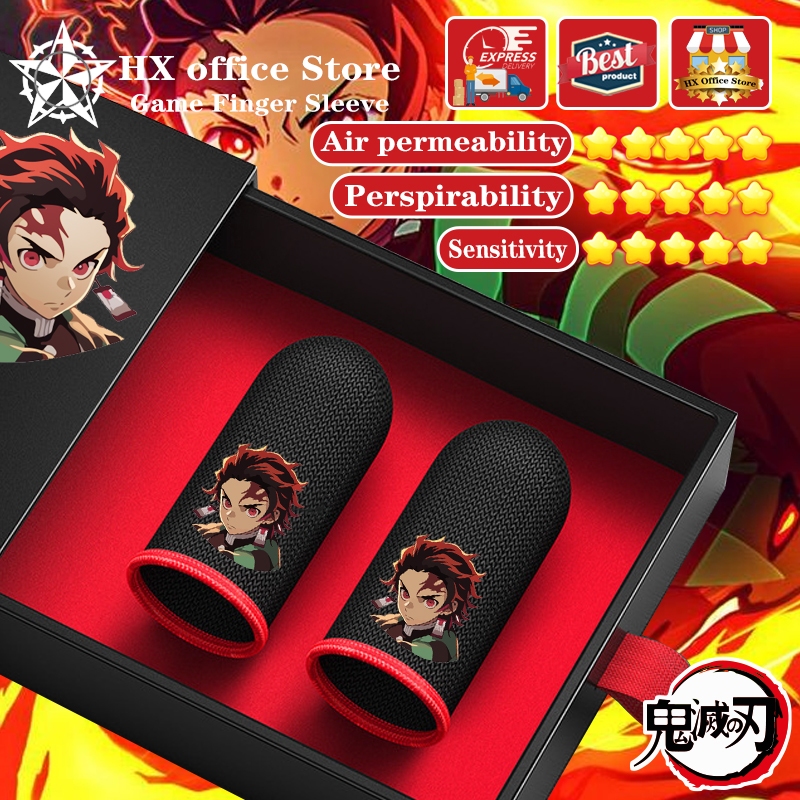 Hx 2023 ใหม่ ดาบพิฆาตอสูร: Kimetsu no Yaiba Kamado Tanjiro ลายกําหนดเอง สีเงิน ไฟเบอร์เกม สําหรับเกมมือถือ