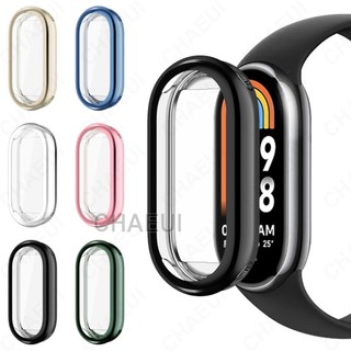 ตัวป้องกันหน้าจอ Soft เคสป้องกันคลุมทั้งหมดสําหรับ Xiaomi Smart Band 10 9 8 / Band 10 Ceramic Edition