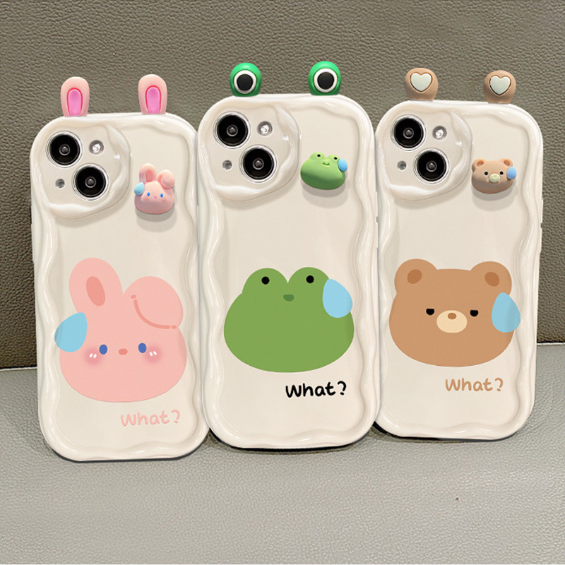 สําหรับHonor 600 90 70 50 200 400 Lite 500 สมาร์ทMagic 7 Pro X9D X7D X6S X9C X7C X8 X6B X7B X8B X9Bเคสโทรศัพท์นุ่มกระต่ายหูน่ารัก