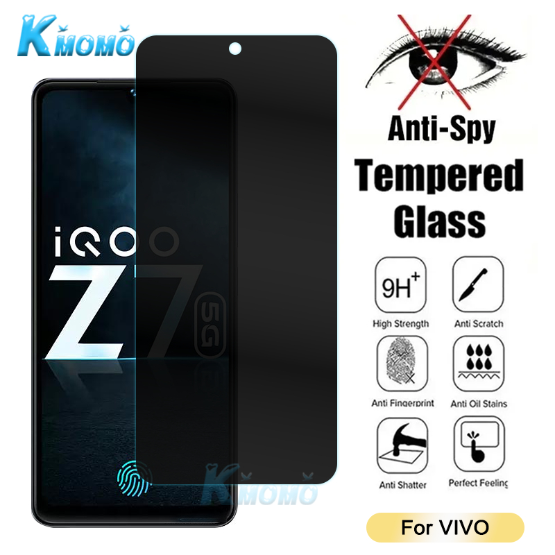 ฟิล์มป้องกันความเป็นส่วนตัว (ฟิล์มกันเสือก) สำหรับ VIVO iQOO 13 12 Z9x Neo 8 Pro 11 11s Z9 Z8x Z7 Z7
