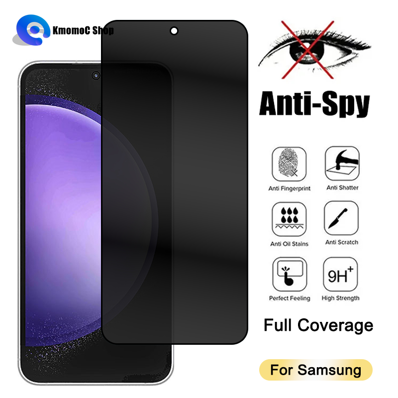 ฟิล์มกระจกนิรภัยกันรอยหน้าจอ กันแอบส่อง เป็นส่วนตัว สําหรับ Samsung Galaxy S25 A16 A06 S24 A25 A35 A55 S23 S22 S21 S20 Plus Fe A05 A05s A24 A34 A54 A04 A04s A04e A14 A23 A73 A53 A33 A03 A03s A01 A20s A30s A50s A10s A70 A70s A50 A30 A20 A10 4G 5G