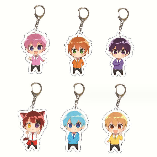 การ์ตูน Shinaka Junping Kram พวงกุญแจอะคริลิคน่ารัก