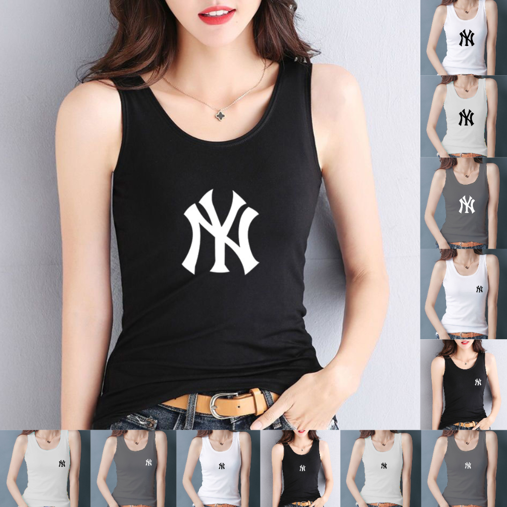เสื้อกล้าม แขนกุด ทรงหลวม พลัสไซซ์ สีพื้น สําหรับผู้หญิง N11