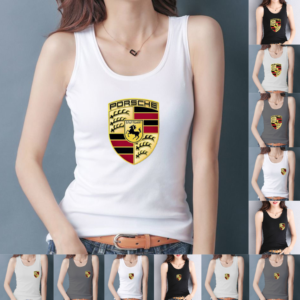 เสื้อกล้าม แขนกุด ทรงหลวม พลัสไซซ์ สีพื้น สําหรับผู้หญิง BS1