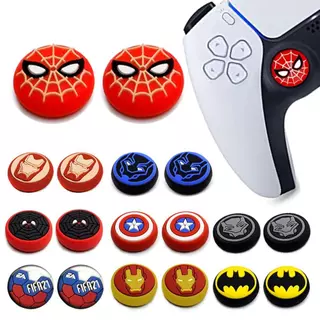 ฝาครอบปุ่มกดจอยสติ๊ก จอยสติ๊ก แบบซิลิโคน กันลื่น สําหรับ PS5 PS4 Xbox one 360 NS PRO 2 ชิ้น