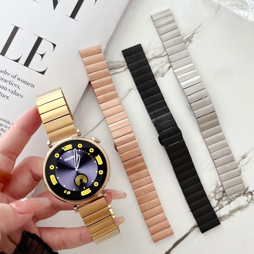 Luxury Stainless Steel Watchband For Huawei watch gt 6 pro สาย Huawei watch gt 6 Strap Huawei watch 