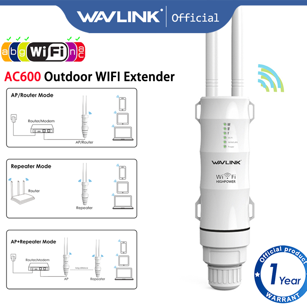 Wavlink AC600 1000mW High Power Outdoor Omni-directional Access Point/CPE/Repeater/WISP 2.4GHz+ 5GHz
