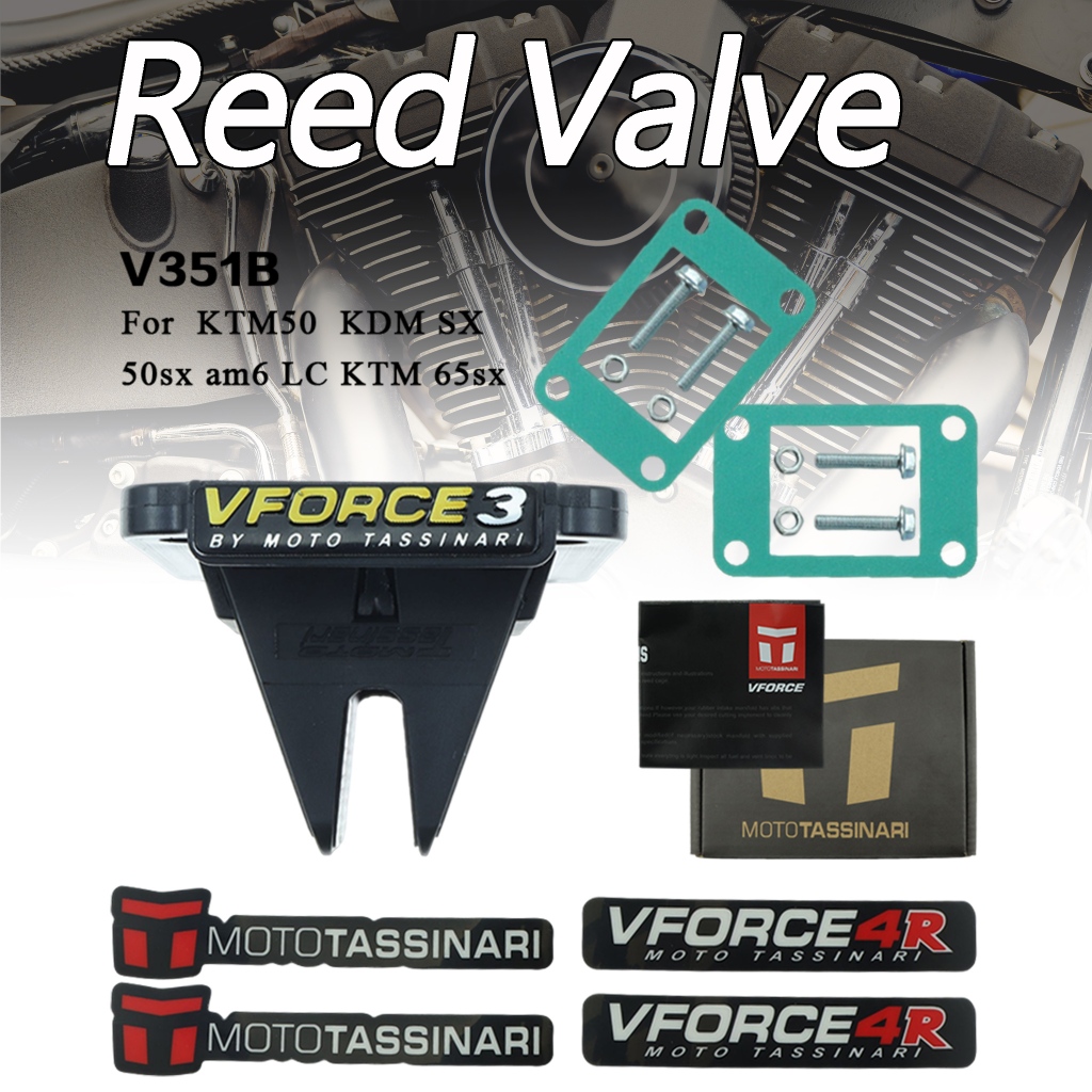 VFORCE3 KTM 50 KTM SX 50 50sx XC65 SX65 am6 1988-2008 LC KTM 65sx (ทั้งหมด) v351b ระบบวาล์วกก