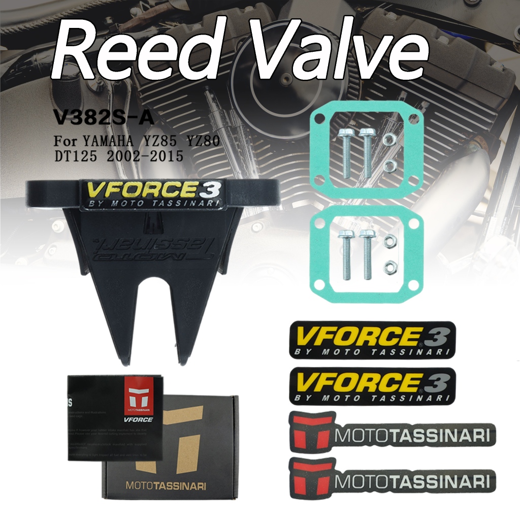 VFORCE V FORCE 3 VForce3 Reed วาล์วระบบ V382S-A สําหรับ Yamaha YZ85 YZ80 YZ125 DT125 RM85L RM85 1993