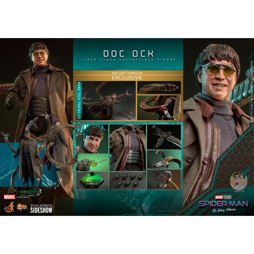 HotToys MMS632 & MMS633 Spider-Man: No Way Home Doc Ock Deluxe 1/6th Scale Collectible Figure