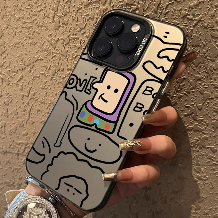 เคสไอโฟน 17/16/15/14/13/12/11 Pro max Silver Case Buzz Lightyear Compatible Case iPhone 11,12,13,14,