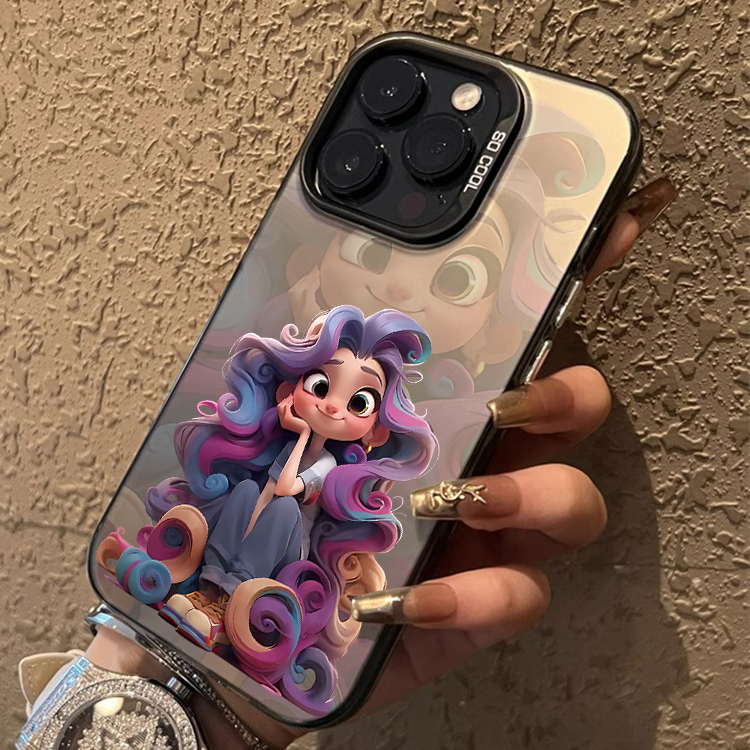 เคสไอโฟน 17/16/15/14/13/12/11 Pro max Silver Case Princess Compatible Case iPhone 11,12,13,14,15,16,