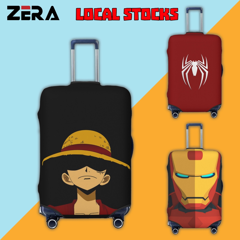 ผ้าคลุมกระเป๋าเดินทาง ผ้าสแปนเด็กซ์ แบบยืดหยุ่น 4 ขนาด Luggage Cover 18-32 นิ้ว [S/M/L/XL] TYPE6