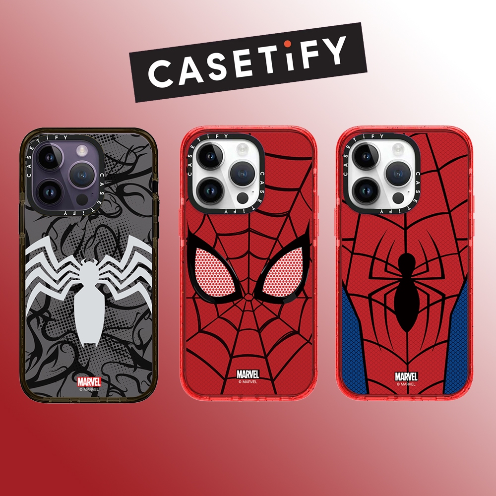Drop proof CASETIFY phone case for iPhone 15 15pro 15promax 14 14pro 14promax 13pro 13promax soft case for 12 12pro 12promax Spider-Man venom iPhone 11 case high-quality phone case