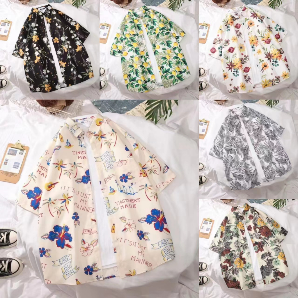 เสื้อเชิ้ตผู้ชาย เสื้อฮาวาย รุ่น 8622
