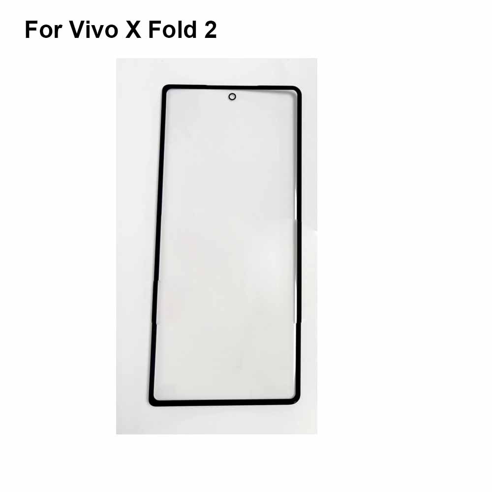 สําหรับ Vivo X พับ 2 ด้านหน้า LCD เลนส์หน้าจอสัมผัสสําหรับ Vivo XFold2 หน้าจอสัมผัสหน้าจอด้านนอกกระจ