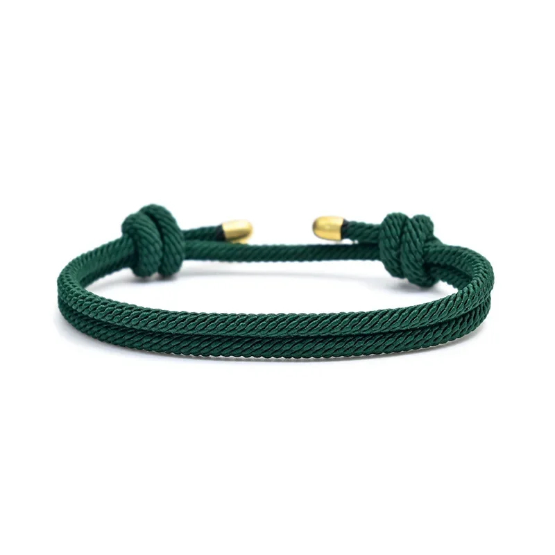 2023 Minimalist Milan สร้อยข้อมือเชือกผู้ชายผู้หญิง Handmade สร้อยข้อมือด้ายแดงคู่ Braclet เพื่อนที่ดีที่สุด