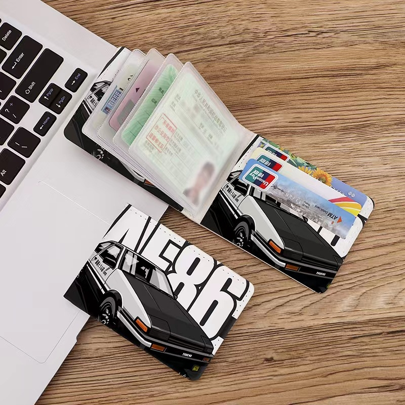 Initial D เคสหนัง PU สําหรับใส่บัตรขับขี่รถยนต์ AE86