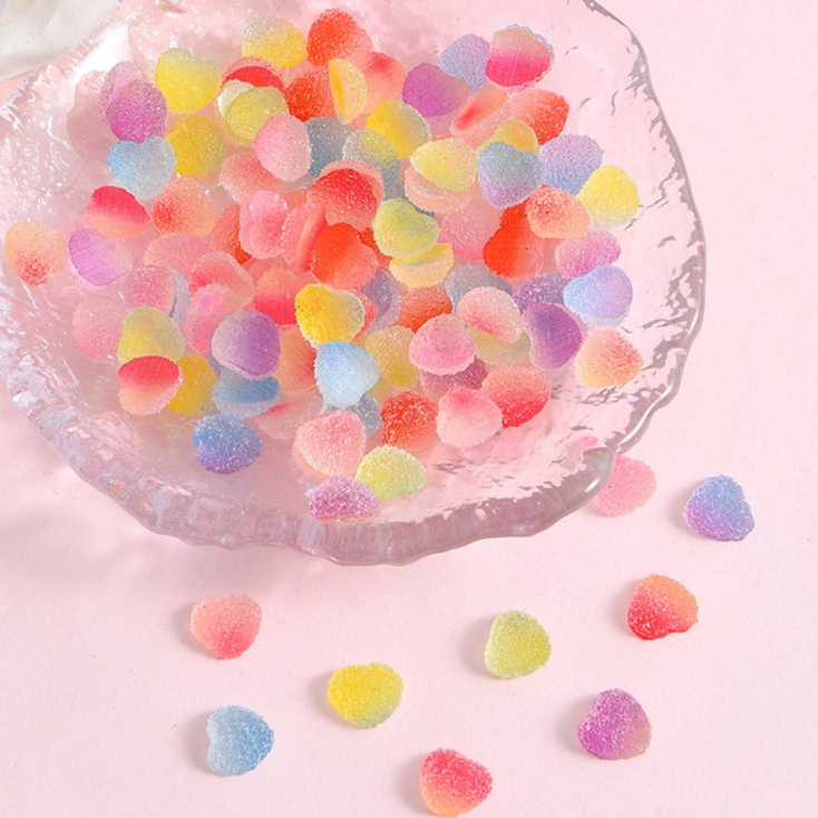เครื่องประดับ กิ๊บติดผม รูปหมี สีแคนดี้ แบบใส แฮนด์เมด diy มีสีขาว สีเขียว สีแดง สีแดง สีฟ้า สีดํา สีม่วง สีเหลือง ราคา ถูกที่สุด ดีลบีเคเค แกลเลอรีภาพที่ 4