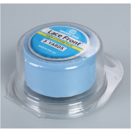 VMI ลูกไม้ด้านหน้าผมเทปกาวสองหน้าวิกผม Toupee Extension Bonding เทปสีฟ้า 1 นิ้ว X 3Yards ใช้ทุกวัน
