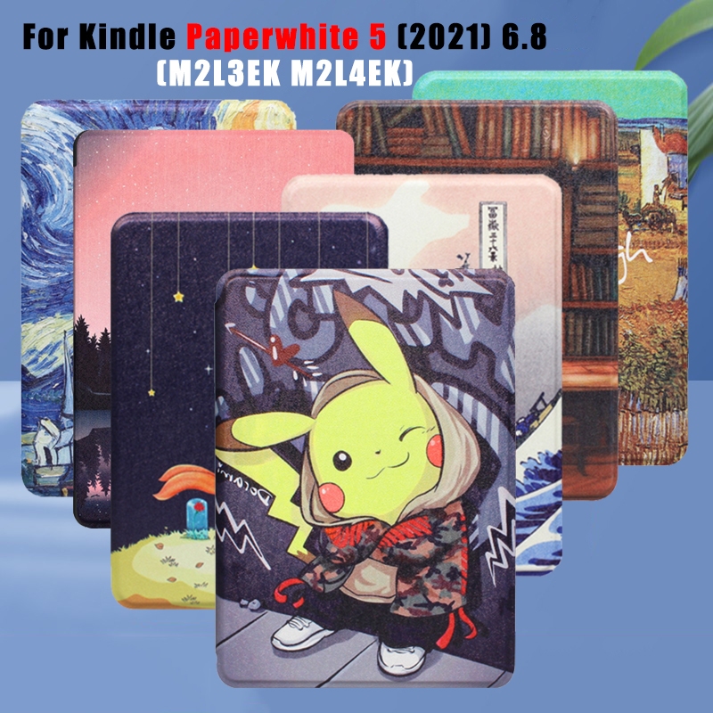 แฟชั่นทาสี Slimshell กรณีสมาร์ทสําหรับ 2021 Released 6.8 นิ้ว E-books Kindle Paperwhite 5 (11th Gen)