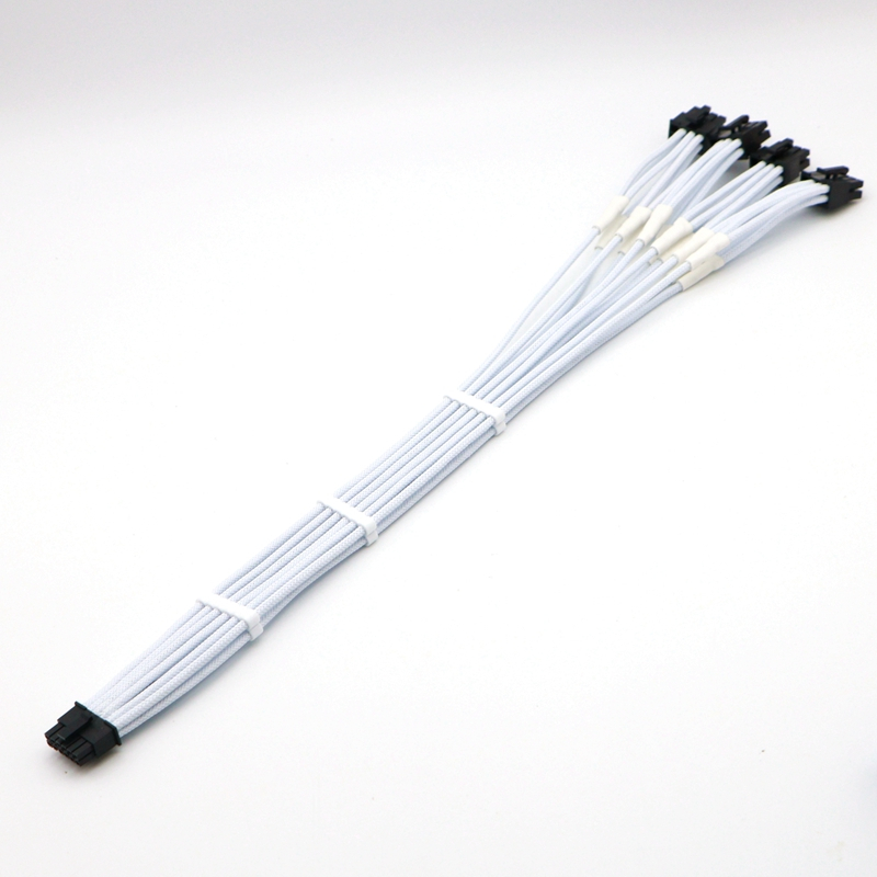 12VHPWR 12+4Pin ถึง 4 ชิ้น 8Pin 16AWG 5.0 Modular Power Supply Cable สําหรับ Corsair Type 3 ประเภท 4.