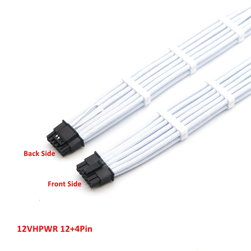 12VHPWR 12+4Pin ถึง 4 ชิ้น 8Pin 16AWG 5.0 Modular Power Supply Cable สําหรับ Corsair Type 3 ประเภท 4.