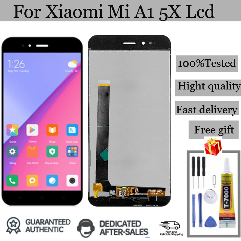 หน้าจอสัมผัสดิจิทัล lcd สําหรับ Xiaomi Mi A1 5X MiA1 Mi5X MDG2 MDI2