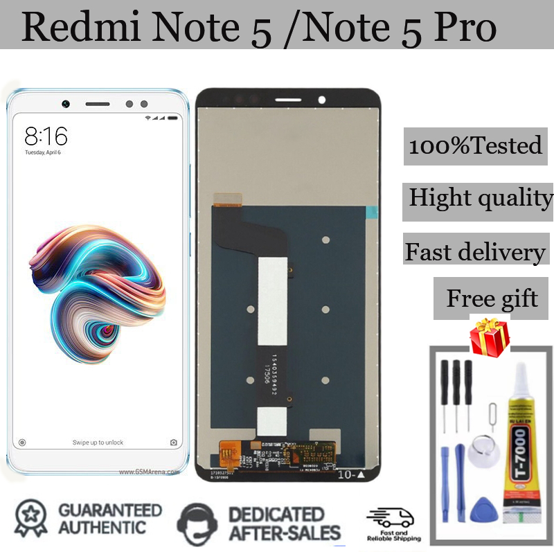 อะไหล่หน้าจอสัมผัส LCD แบบเปลี่ยน สําหรับ Xiaomi Redmi Note 5 Pro Note5 MEI7S MEI7