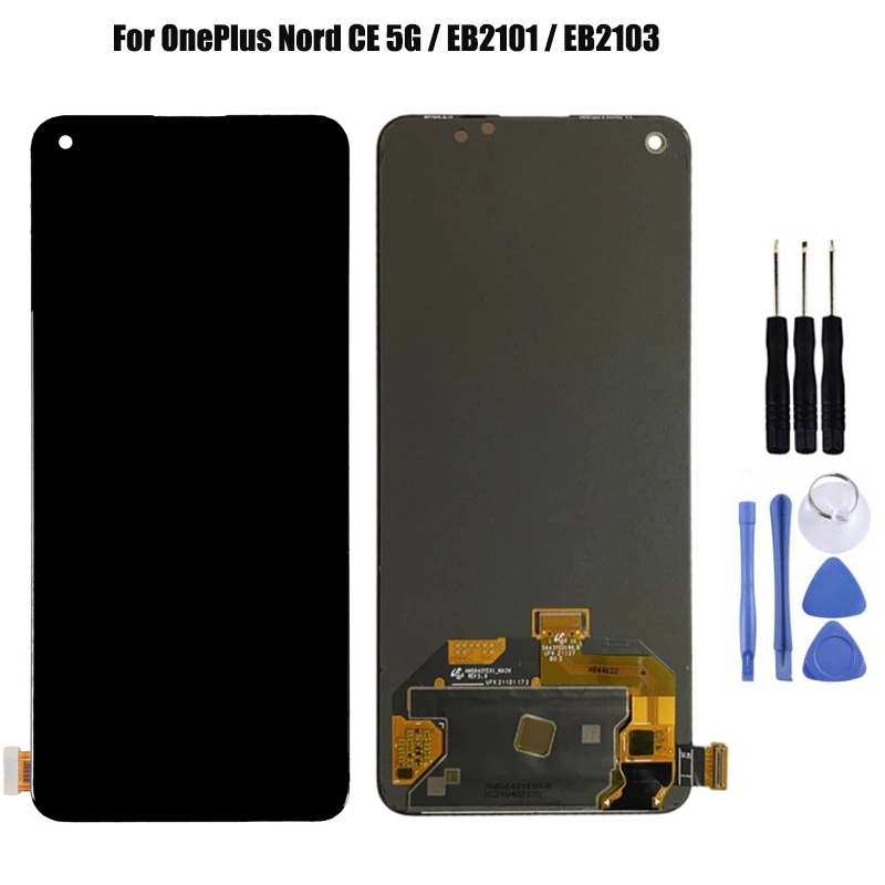 อะไหล่หน้าจอสัมผัส LCD 6.43 นิ้ว สําหรับ Oneplus Nord CE 5G EB2101 EB2103