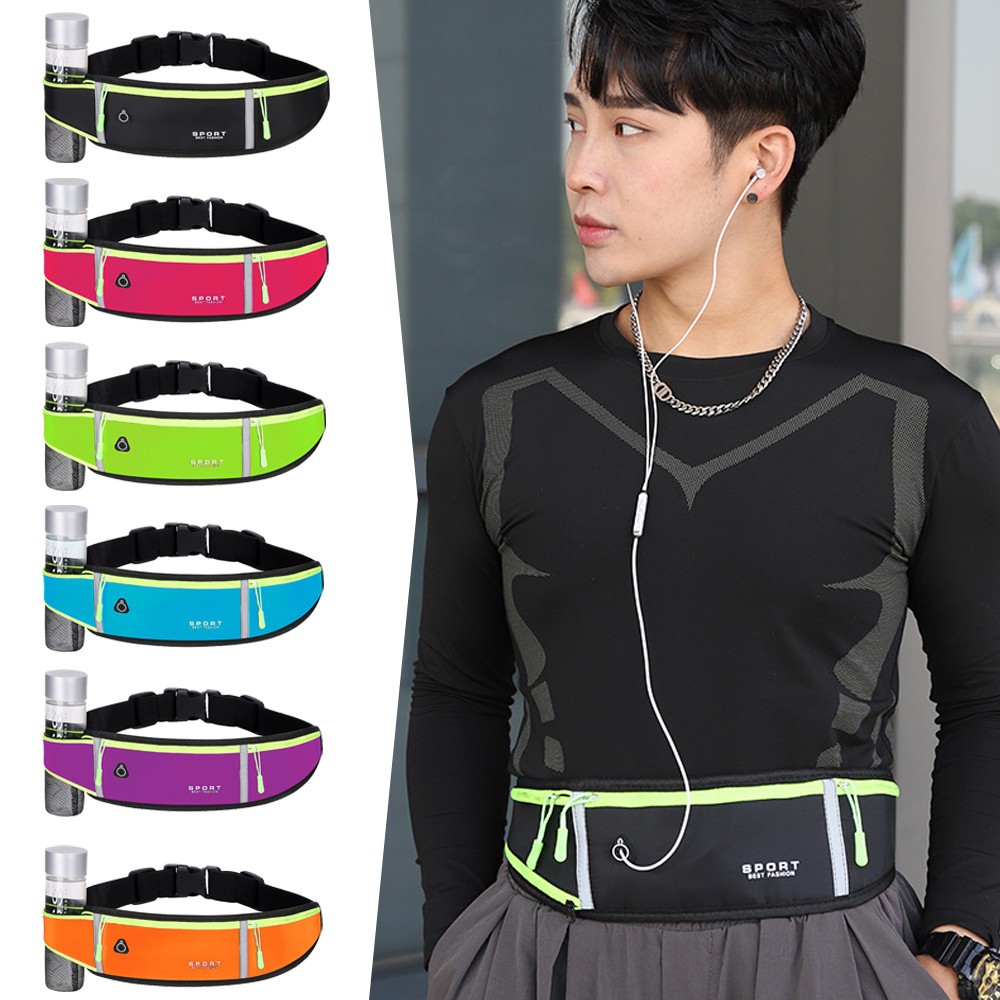 Globetrotter กระเป๋าคาดเอว ใส่โทรศัพท์มือถือ แบบยืดหยุ่น สามารถปรับได้ เหมาะกับการวิ่งจ๊อกกิ้ง สําหรับผู้ชาย และผู้หญิง