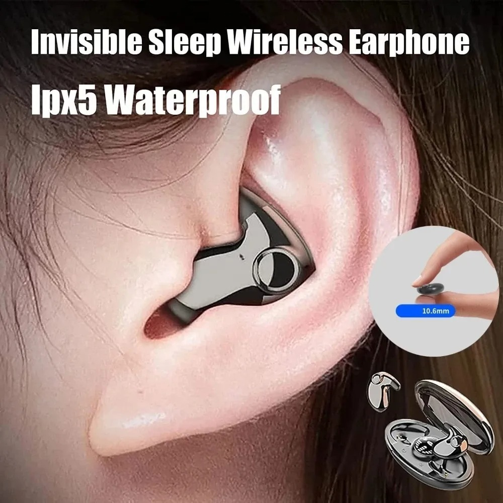 หูฟังบลูทูธไร้สาย 5.3 TWS IPX5 ขนาดเล็ก กันน้ํา พร้อมไมโครโฟน