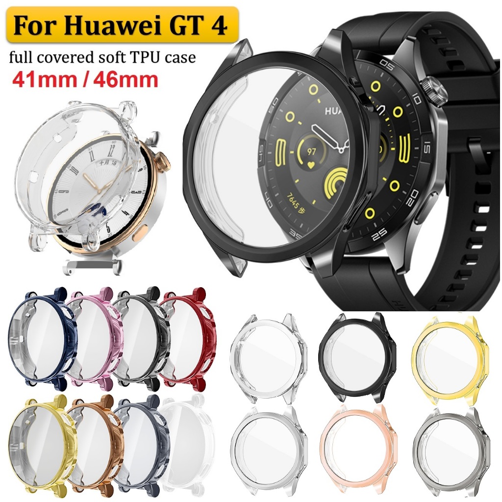 เคส TPU huawei watch gt 4 เคส นิ่ม ป้องกันเต็มจอ สําหรับ เคส Huawei watch GT 4 Case Full Covered Sof