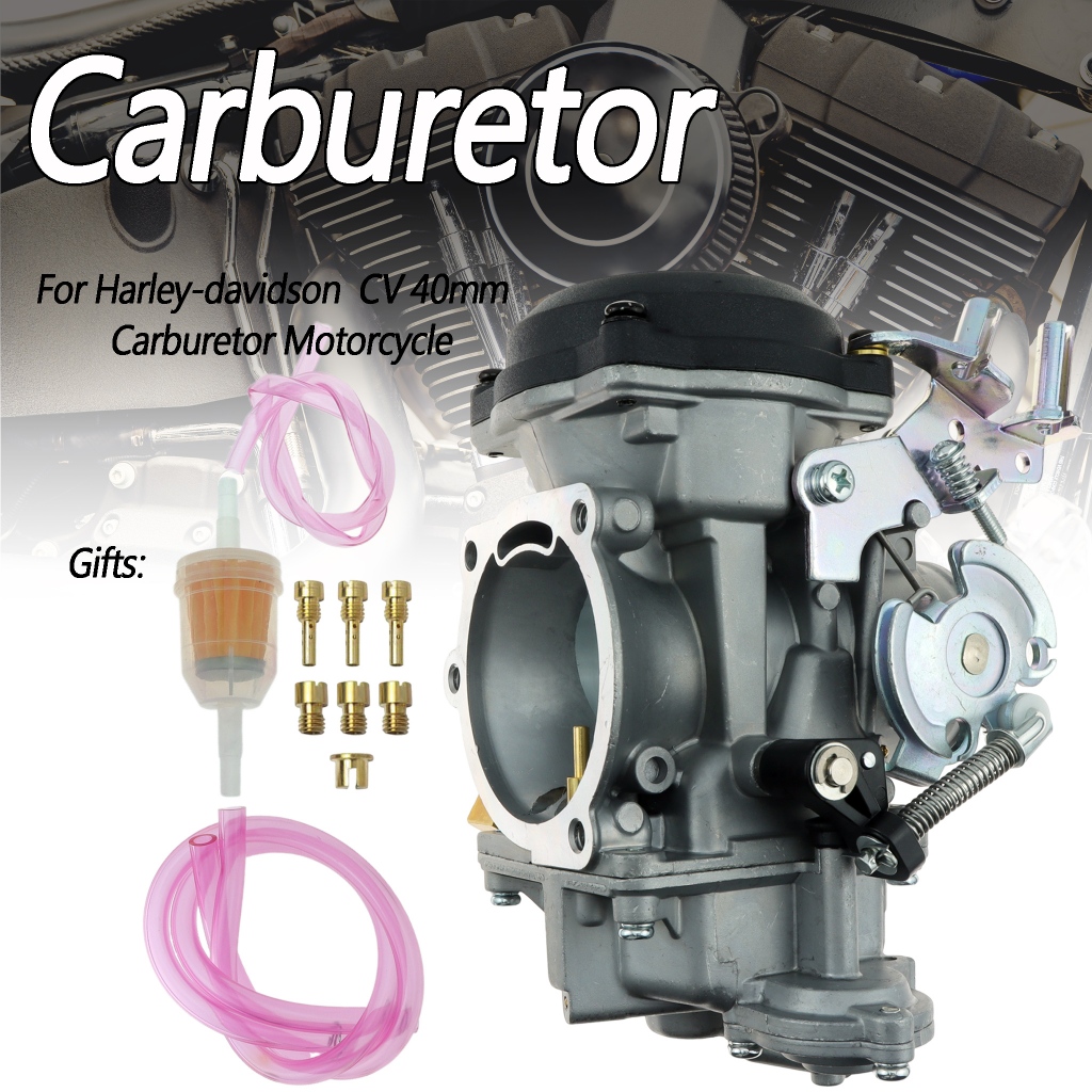 CV40 คาร์บูเรเตอร์สําหรับ Keihin Harley Davidson Sportster Road King Super Glide 40 มม. CV 40 XL883 27490-04 27465-04 Carb