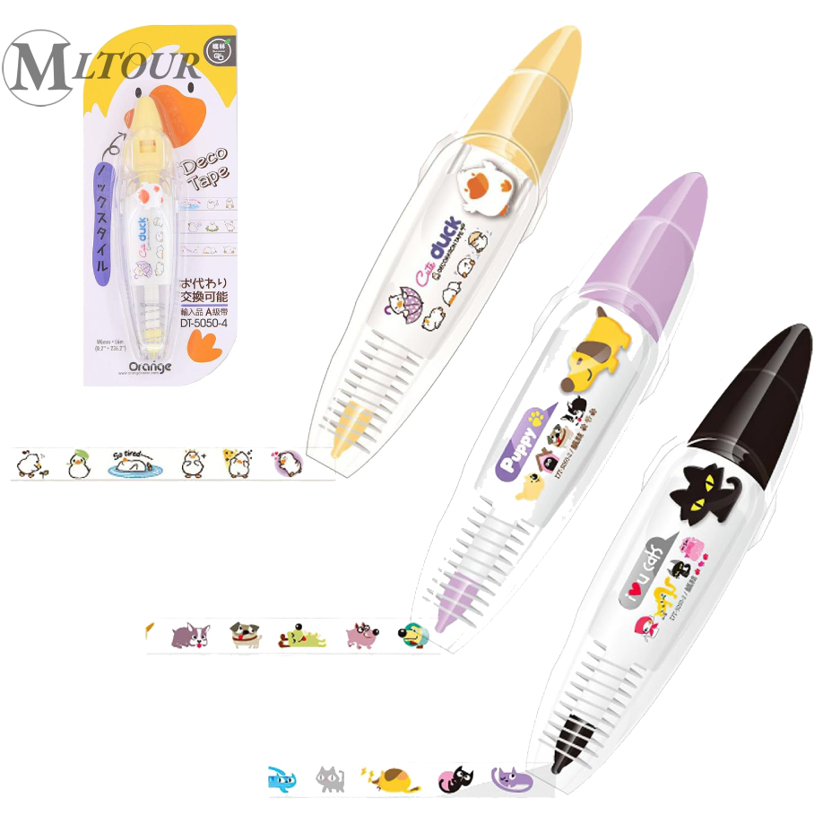 Decoration Tape (Decorush Tape) เทปลบคําผิด ลายลูกไม้น่ารัก สไตล์เกาหลี สําหรับนักเรียน ตกแต่งไดอารี่ ไดอารี่ DIY